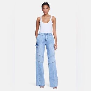 L’Agence Brooklyn high waisted utility jeans, size 31